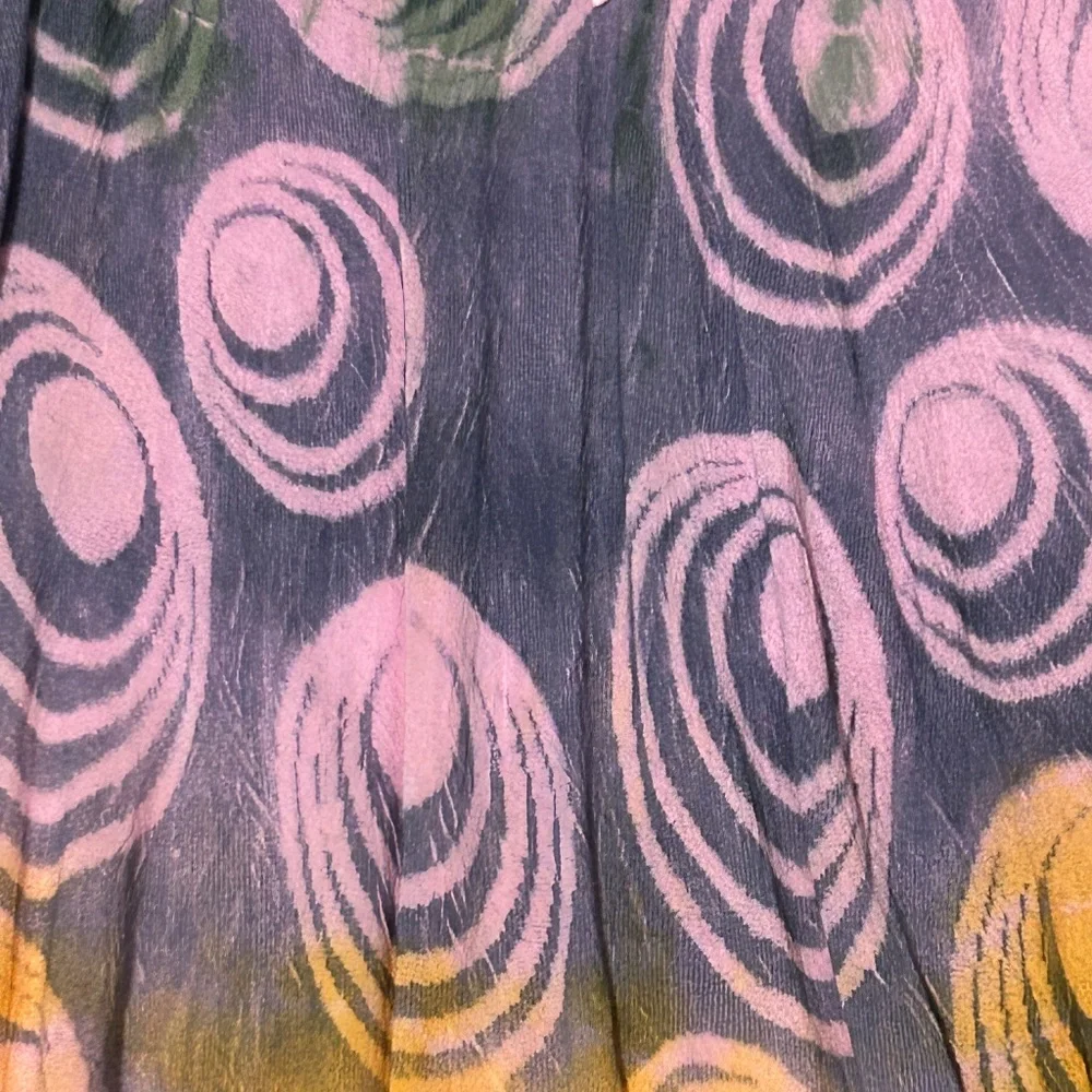 NWT! Women's Style Purple/Orange Tie Dye Swing Dress - One Size - Picture 5 of 10